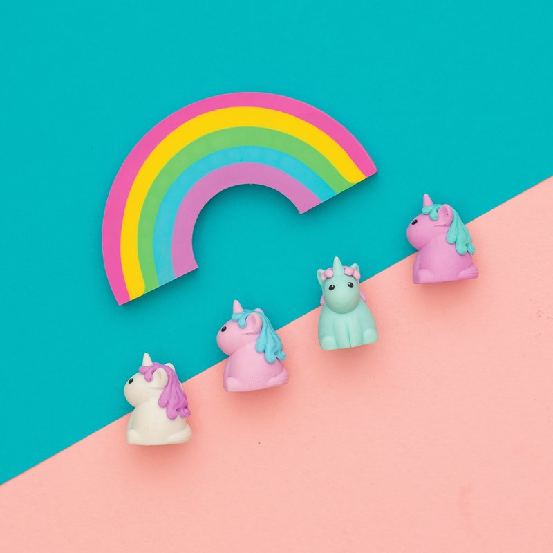 Unique Unicorns Scented Erasers - the unicorn store