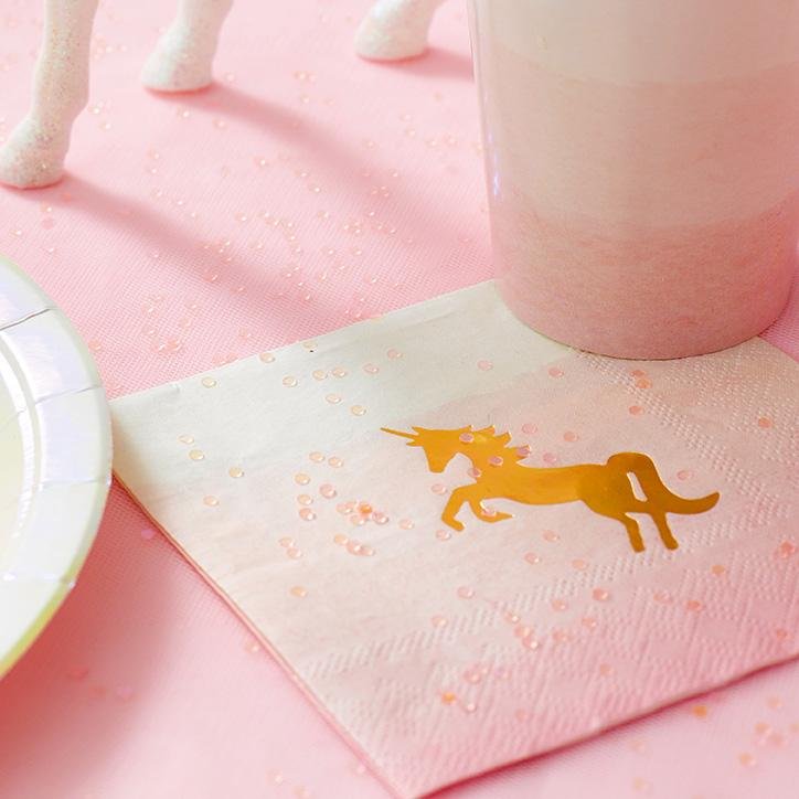 We Heart Unicorns Napkins - the unicorn store