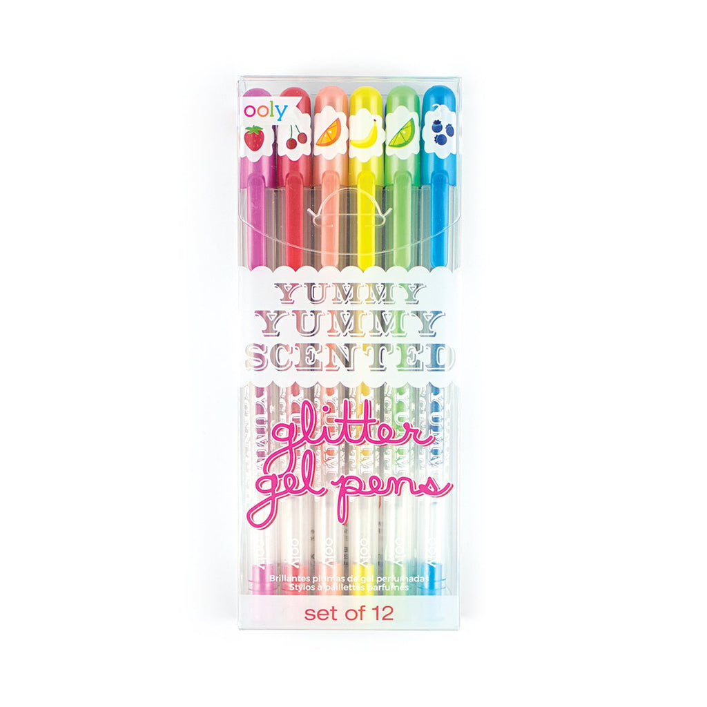 Yummy Scented Glitter Gel Pens - Set of 12 - the unicorn store